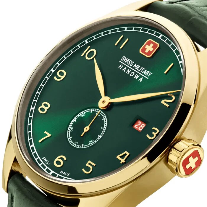 Swiss Military Hanowa Green Watch