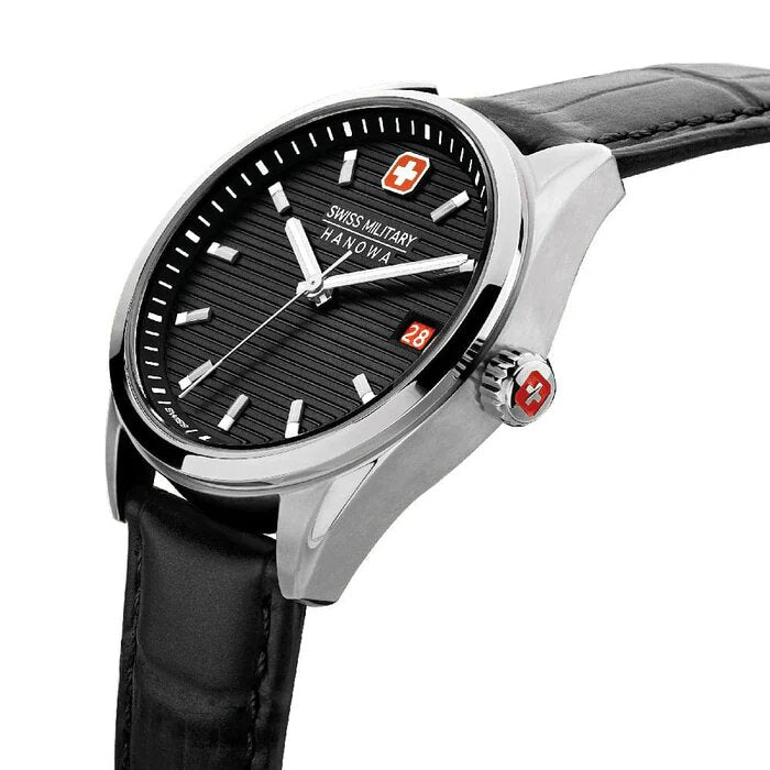 Swiss Military Hanowa Black Dial Watch