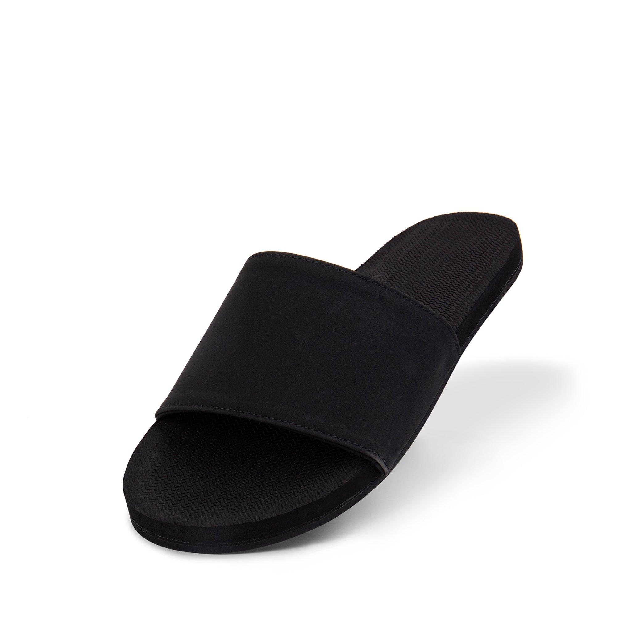 Women’s Slides Recycled Tyre Sole - Black