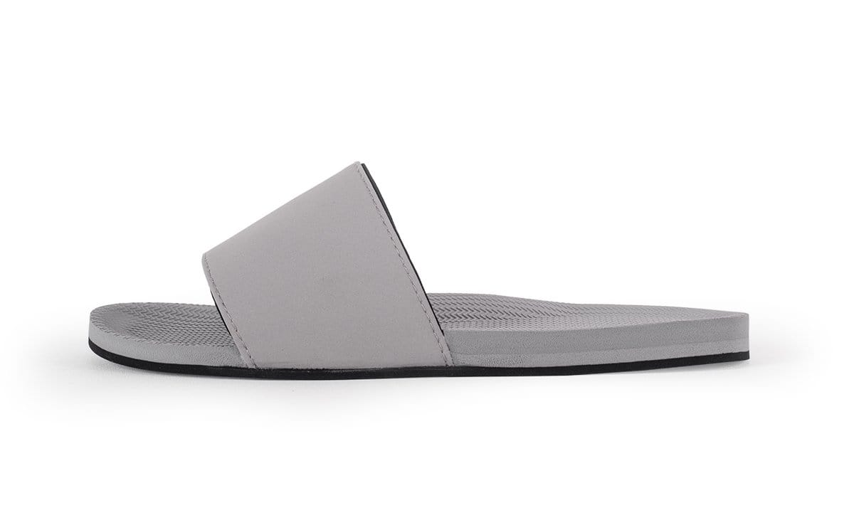 Women’s Slides Recycled Tire Sole - Granite