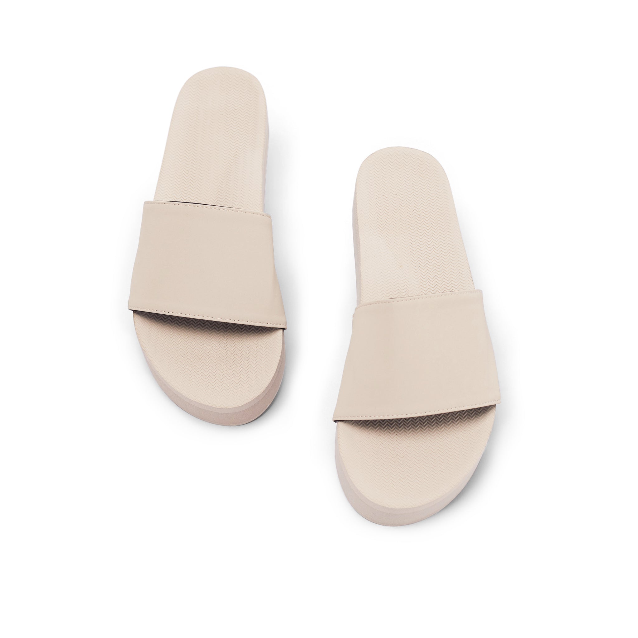 Women’s Slides Platform Sneaker Sole - Sea Salt