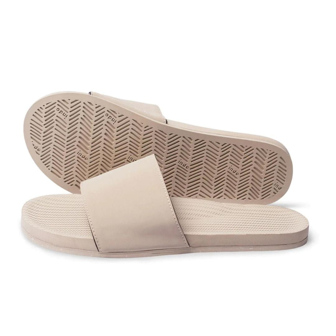 Women’s Slides Recycled Sneaker Sole - Sea Salt/Sea Salt