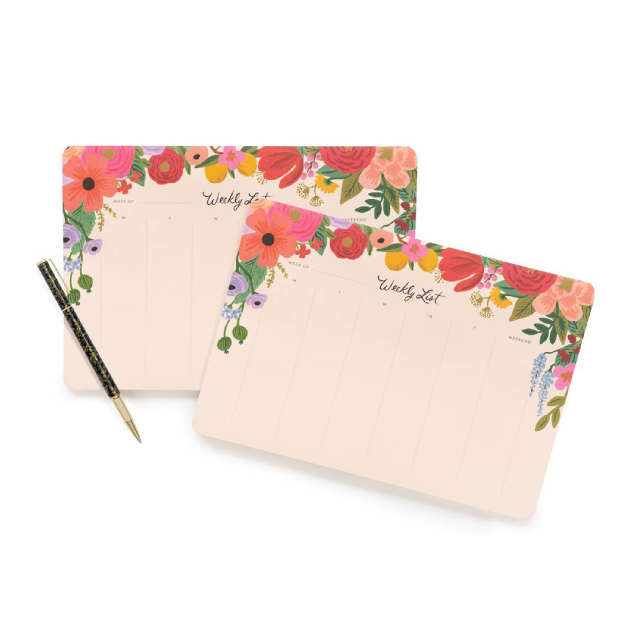 Weekly Note Pad - Garden Party