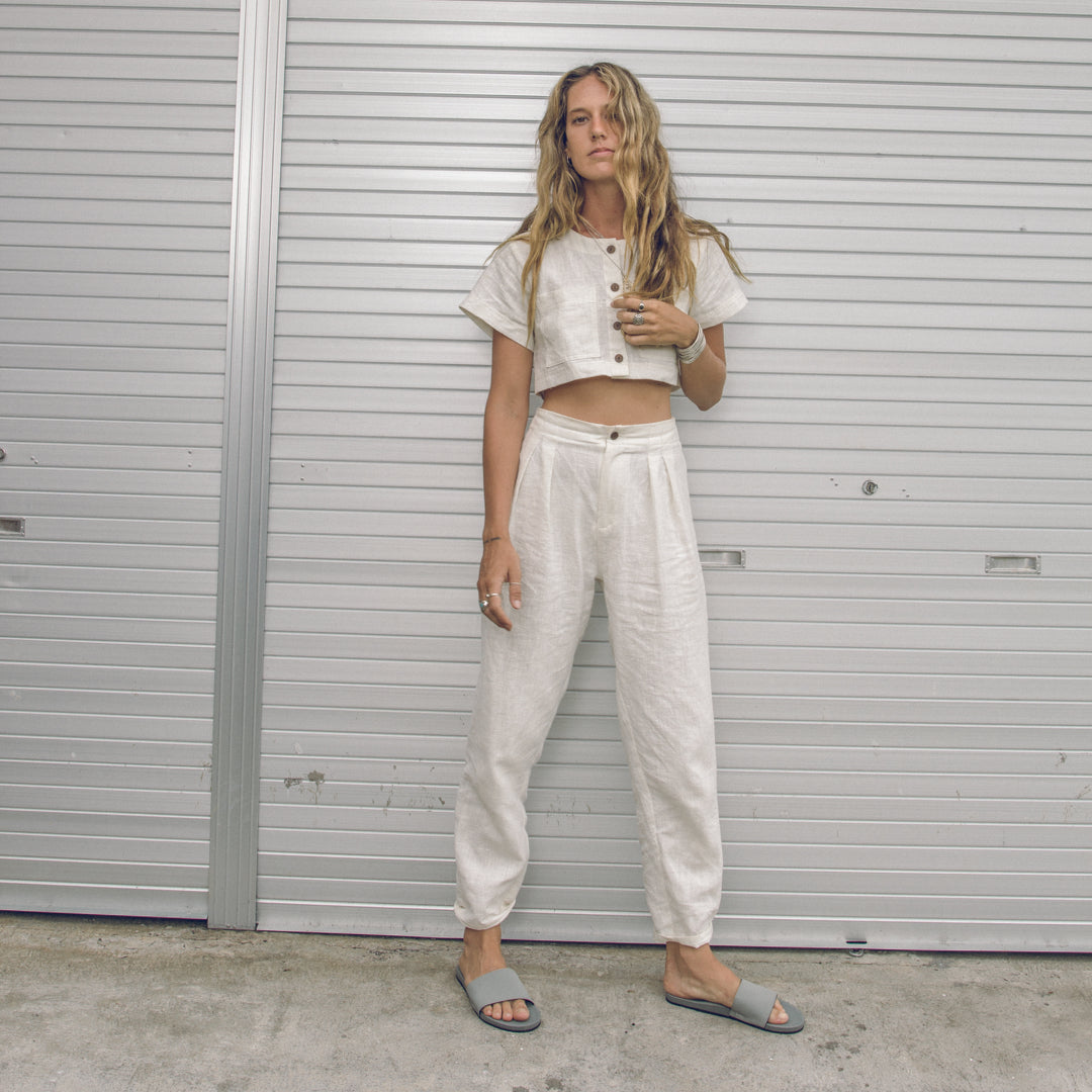 Women’s Slides Recycled Tire Sole - Granite