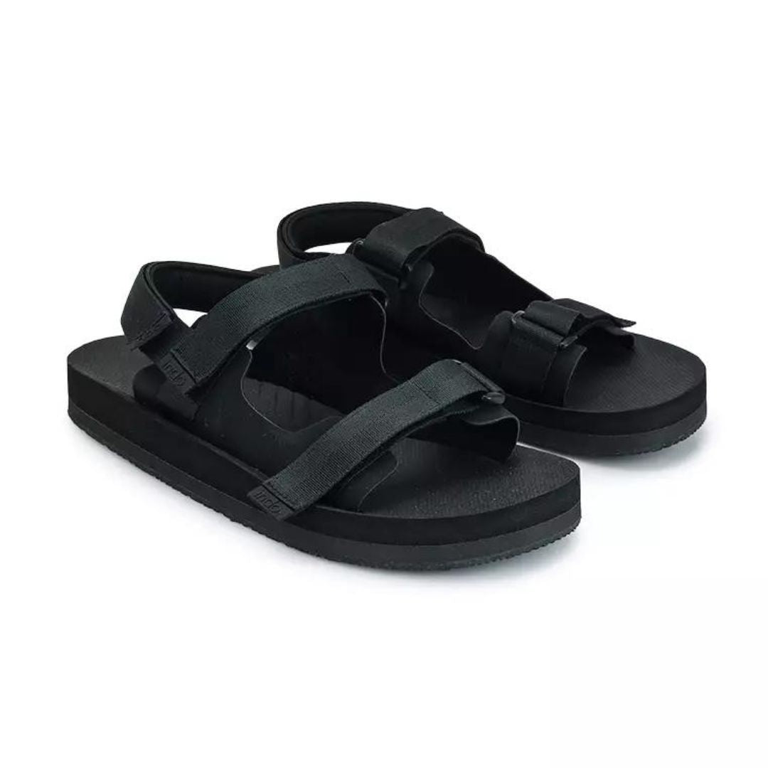 Indosole x Hijack Men’s Recycled Adventure Sandal - Black