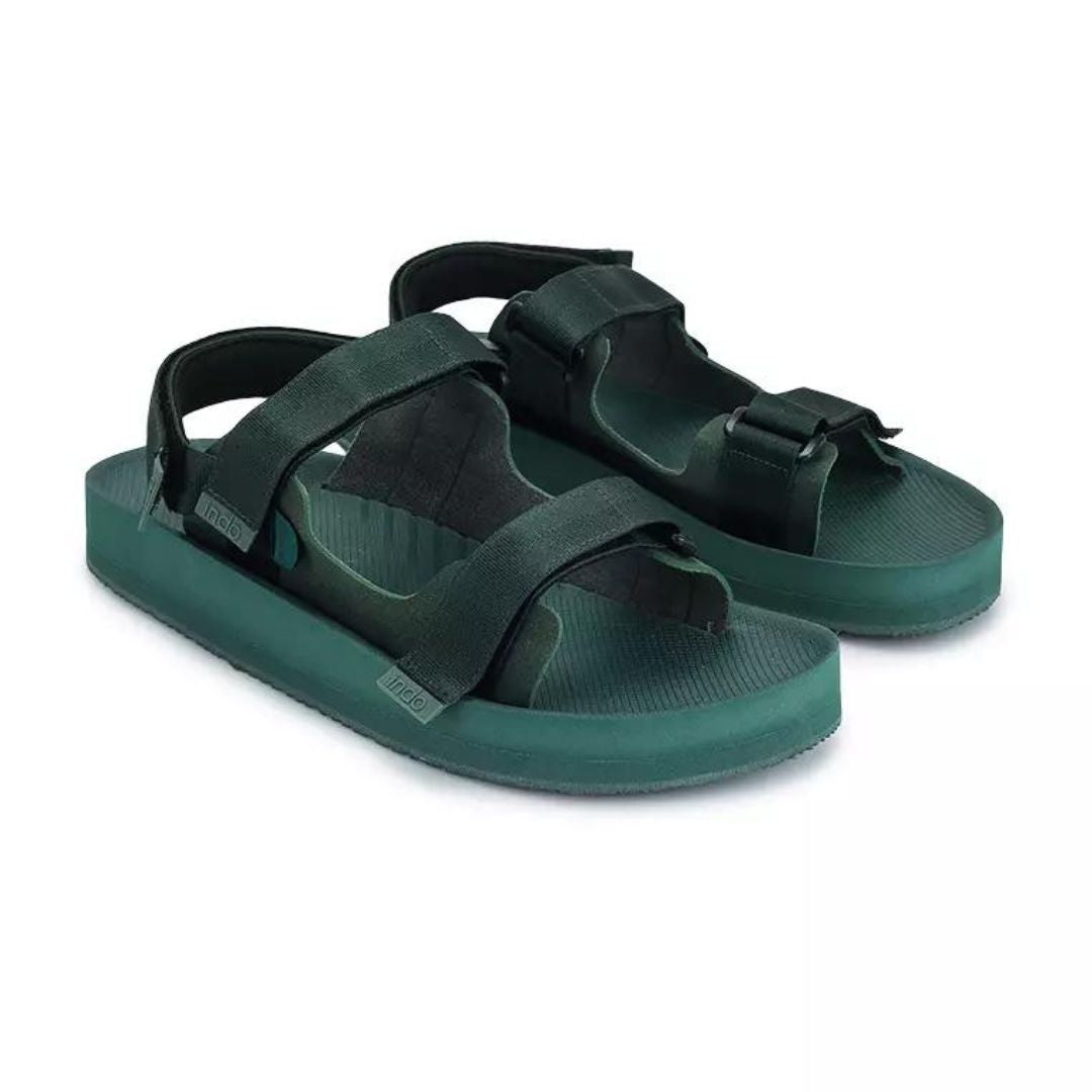 Indosole x Hijack Men’s Recycled Adventure Sandal - Leaf