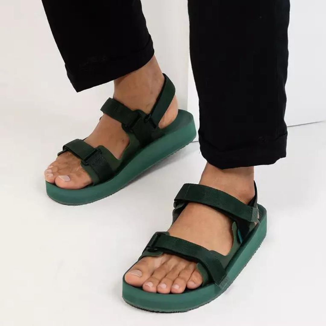 Indosole x Hijack Men’s Recycled Adventure Sandal - Leaf