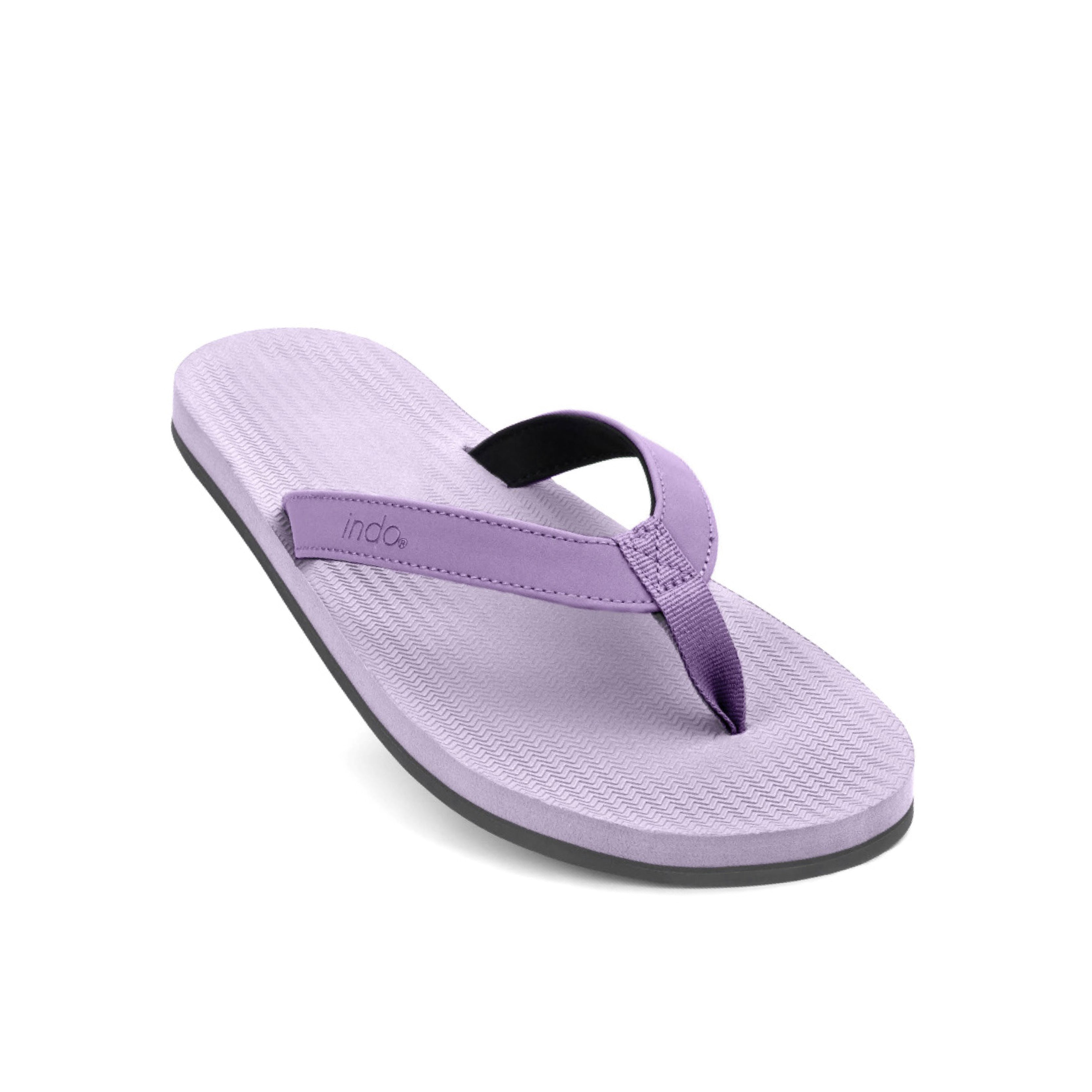 Indosole Women’s Flip Flops - Purple Haze